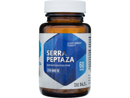 Hepatica Serrapeptáza, 250 000 IU, 60 kapslí