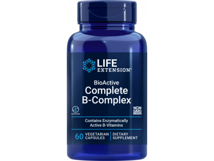 Life Extension BioActive Complete B Complex, 60 rostlinných kapslí 1