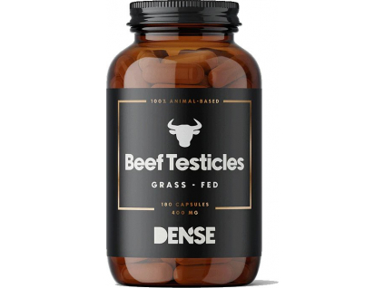 Dense Beef Testicles, Hovězí Varlata, 400 mg, 180 kapslí
