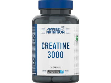 Applied Nutrition Creatine Monohydrate 3000, Kreatin, 120 vegan kapslí