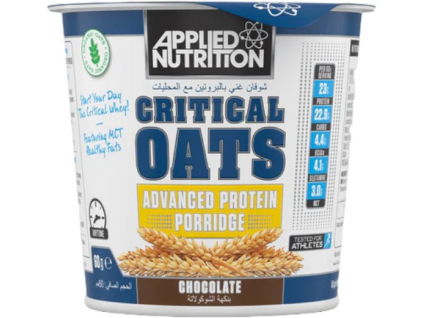 Applied Nutrition Critical Oats, Ovesná proteinová kaše Čokoláda, 12 x 60 g 2