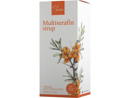 Serafin Multiserafin sirup, bez přidaného cukru, 200 ml 1