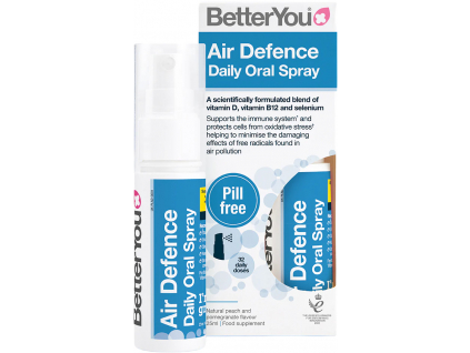 BetterYou Air Defence Daily Oral Spray, Orální sprej Vzdušná obrana, 50 ml (128 střiků) 1