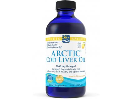 Nordic Naturals Arctic Cold Liver Oil, Citrón, 237 ml 1