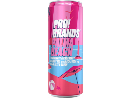 PROBRANDS BCAA Drink Palma Beach Jahoda Malina, 330 ml