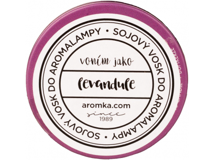 AROMKA Přírodní vonný vosk do aromalampy sójový, Levandule, 35 g