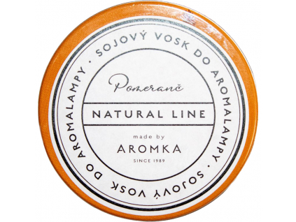 AROMKA Přírodní vonný vosk do aromalampy sójový, Pomeranč, 35 g