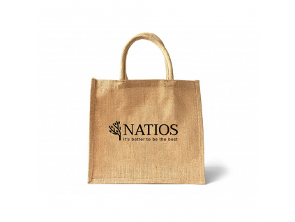 NATIOS Přírodní taška z juty