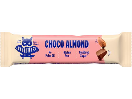 HealthyCo Milk chocolate bar with almonds, Mléčná čokoláda s mandlemi 27g 1