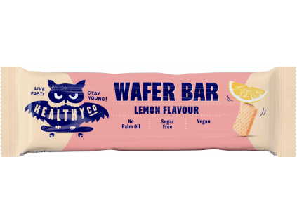 HealthyCo Wafer bar, Krémová oplatka, Citron, 24 g