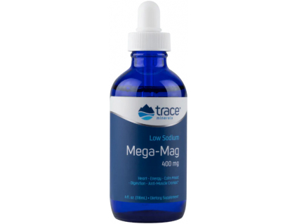 Trace Minerals Mega Mag, 400 mg, 118 ml 1