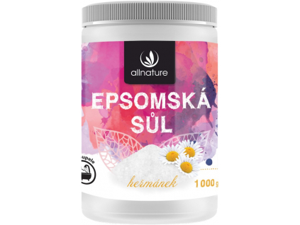 Allnature Epsomská sůl, Heřmánek, 1000 g 2