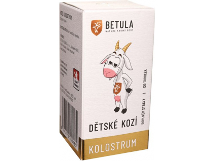 Betula Dětské kozí kolostrum, 125 mg, 120 tobolek