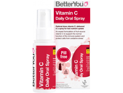 BetterYou Vitamin C Daily Oral Spray, Orální sprej, 50 ml, 160 střiků 1