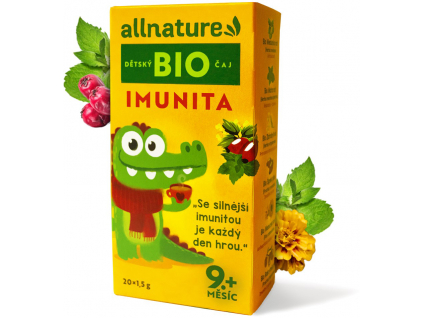 Allnature BIO Dětský čaj Imunita, 20 x 1,5 g 2