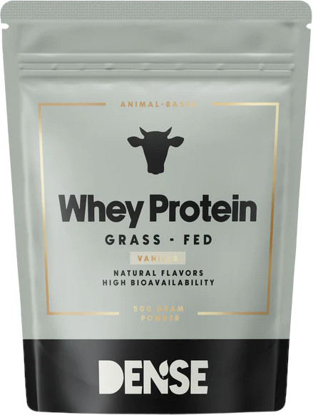 Dense Whey Protein, Grass-Fed, Vanilka, 500 g