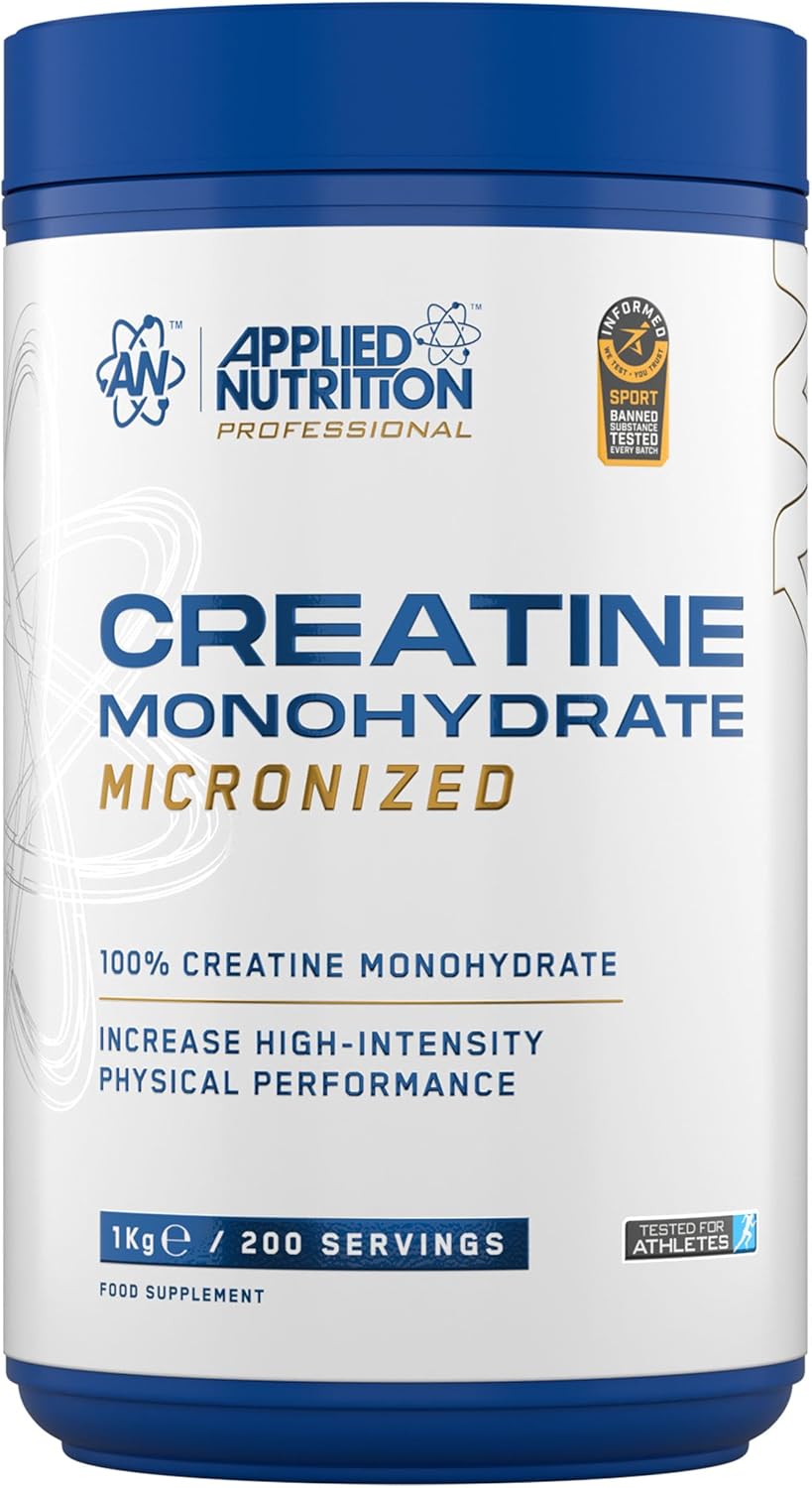 Applied Nutrition Creatine Monohydrate Micronized, Neochucený, 1000 g