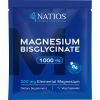 NATIOS Magnesium Bisglycinate 1000 mg + B6 (elem. hořčík 200 mg), 12 veg. kapslí, Vzorek