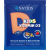 NATIOS Kids Vitamin D3, 400 IU, 12 jahodových cucacích tabletek, Vzorek