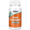 NOW FOODS Iron Complex, Železo s vitamíny a bylinkami, 27 mg, 100 tablet