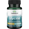 Swanson AjiPure Glycine, 500 mg, 60 rostlinných kapslí