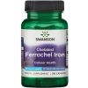 Swanson Ferrochel Iron Chelated, Železo bisglycinát, 18 mg, 180 kapslí