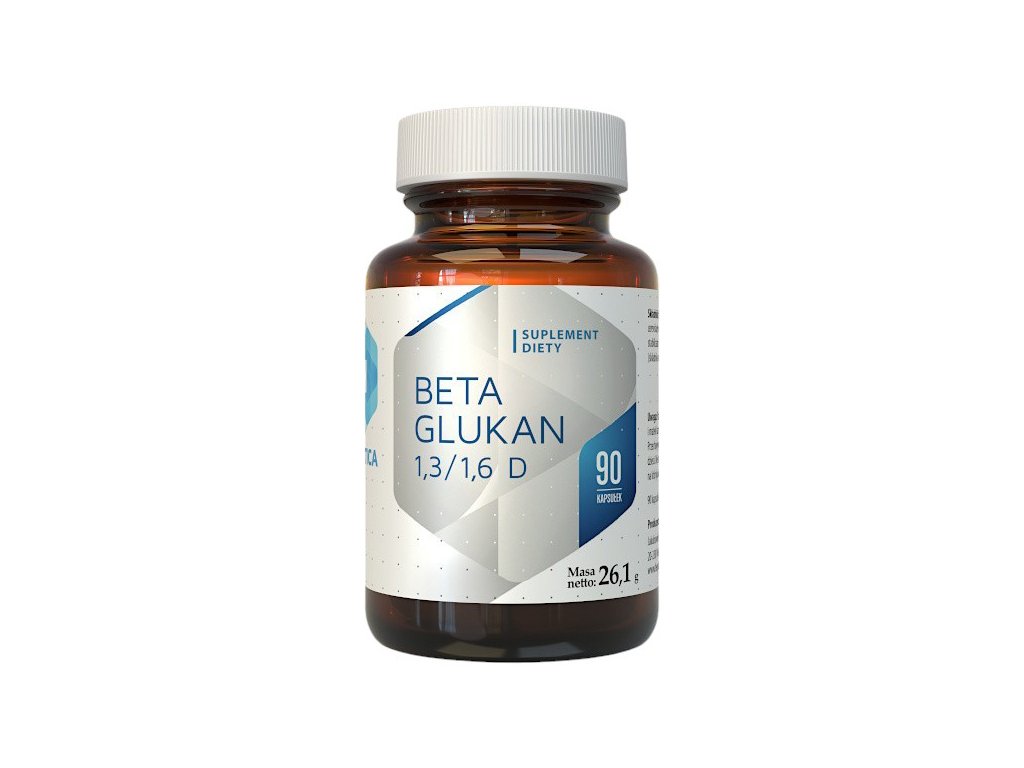 Hepatica BetaGlukan, Betaglukan 1,3/1,6D, 230 mg, 90 kapsułek roślinnych