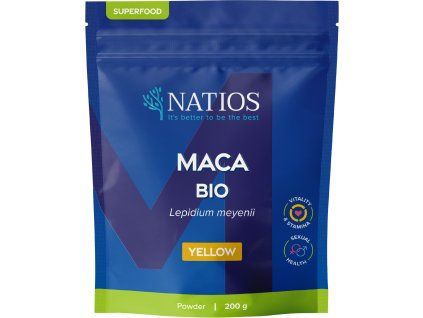 NATIOS BIO Maca w proszku, 200 g