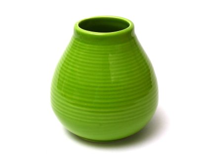 Ceramiczna kalabasa, Zielona, 300 ml