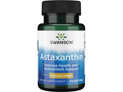Swanson Astaksantyna, 4 mg, 60 kapsułek softgel