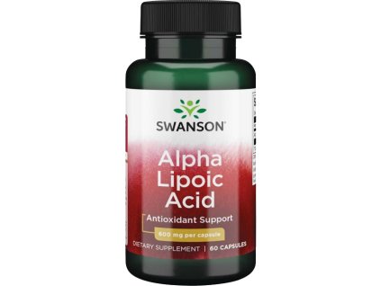 Swanson Alpha Lipoic Acid, 600 mg, 60 kapsułek