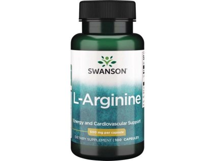 Swanson L-Arginine, 500 mg, 100 kapsułek