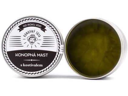 Konopný Táta, Maść konopna CBD z żywokostem, 80 ml
