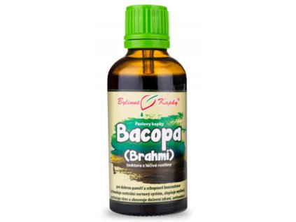 Bylinné kapky Bakopa (Bacopa - Brahmi) - preparat, 50 ml