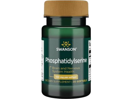Swanson Phosphatidylserine (Fosfatydyloseryna), 100 mg, 30 kapsułek softgel