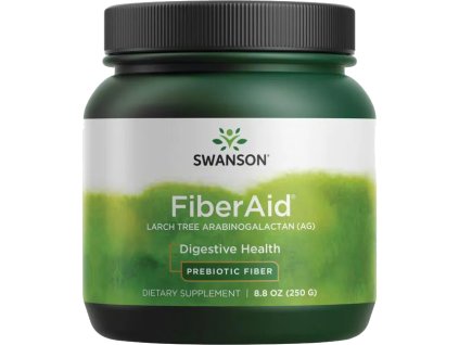 Swanson FiberAid Larch Tree Arabinogalactan, Prebiotyczny błonnik, 250 g