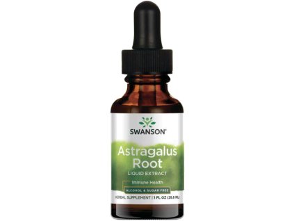 Swanson Astragalus Root Płynny Ekstrakt (Traganek), 29,6 ml, Bez alkoholu i cukru
