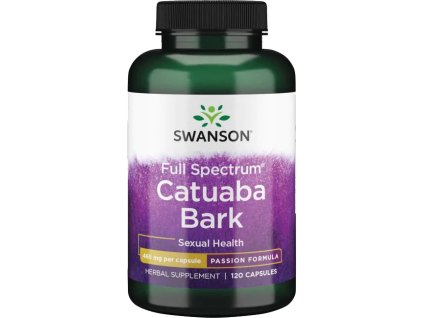 Swanson Catuaba Bark, Kora Catuaby, 465 mg, 120 kapsułek
