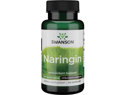 Swanson Naringin, Cytrusowy bioflawonoid , 500 mg, 60 kapsułek