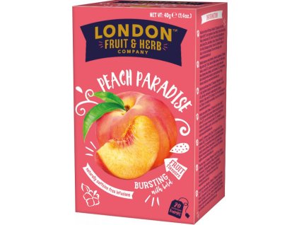 London F&H Owocowa herbata o smaku brzoskwini, 20 torebek