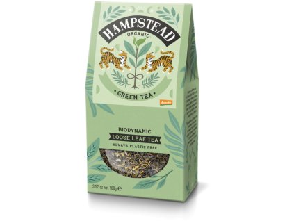 Hampstead BIO Zielona herbata liściasta, Czysta, 100 g