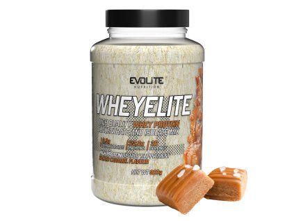Evolite WheyElite Protein, Solony Karmel, 900 g