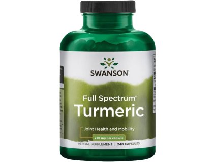 Swanson Kurkuma, 720 mg, 240 kapsułek