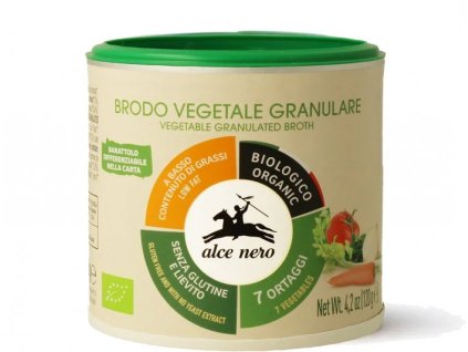 Alce Nero BIO Warzywny bulion granulowany w proszku, 120g