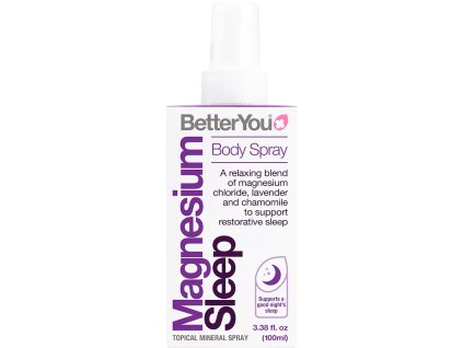 BetterYou Magnesium Oil Body Spray Sleep, Magnezowy olejek do ciała w sprayu – sen, 100 ml