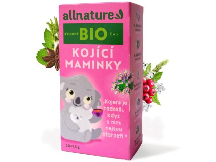 Allnature BIO Herbata ziołowa dla karmiących mam, 20 x 1,5 g