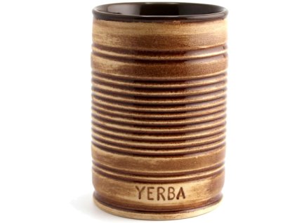 Ceramiczna kalabasa, Guampa - miodowa, 300 ml