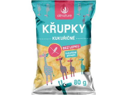 Allnature Kukurydziane chrupki, 80 g