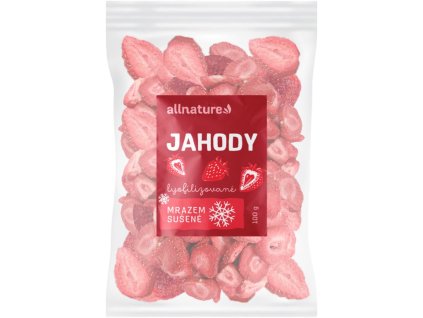 Allnature Liofilizowane truskawki, 100 g