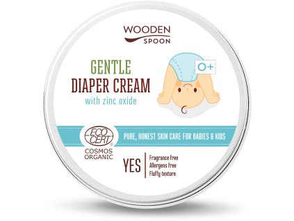 Wooden Spoon Maść cynkowa na ukojenie skóry i przeciw odparzeniom, 100 ml